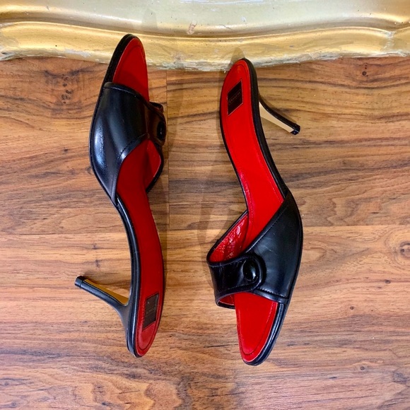 Coach New Black Leather Heels - Picture 3 of 4